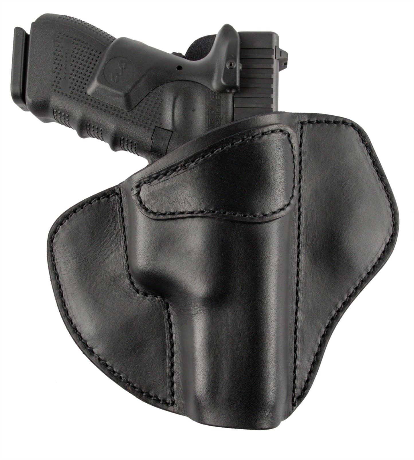 Relentless Tactical Ultimate Leather Holster 2 Slot OWB | Made in USA | Lifetime Warranty | For GLOCK 17 19 22 26 32 33 / S&W M&P Shield / Springfield XD & XDS / Plus All Similar Sized Handguns