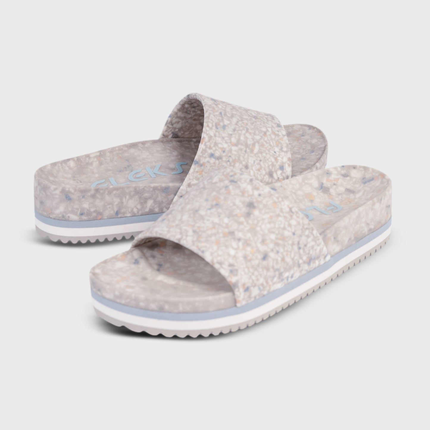 Fleks East Beach Slide Platform - Faded Denim