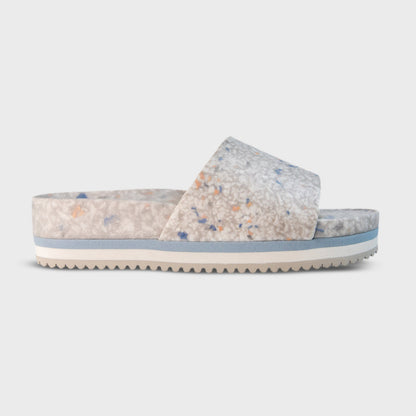 Fleks East Beach Slide Platform - Faded Denim