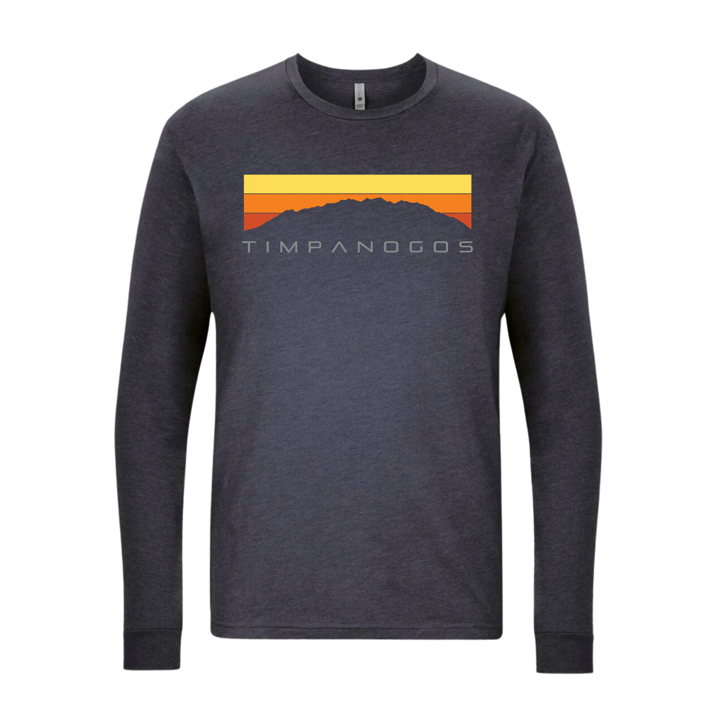 Timpanogos Hiking Co. Retro Mountain Classic (warm) Long Sleeve T-Shirt