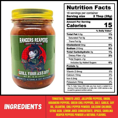 Grill Your Ass Off Rangers Reapers Roasted Salsa