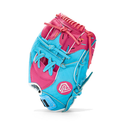 Resilient SFBL Youth Ball Glove - Ice Cream (Cotton Candy Blue and Pink)
