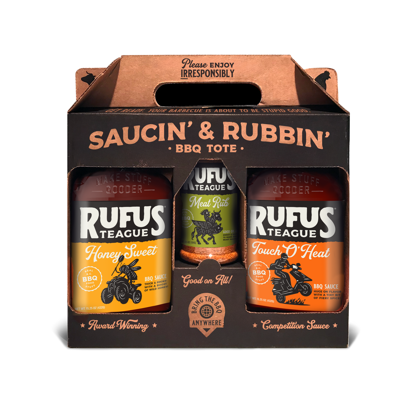 Rufus Teague 3 PACK GIFT TOTE