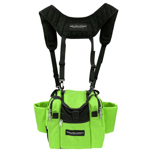 Gotta Go Gotta Throw Revolution Mini Deluxe V3 Disc Golf Bag - Lime Green