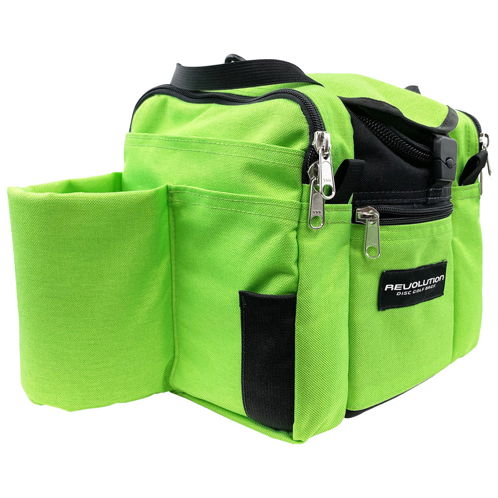 Gotta Go Gotta Throw Revolution Mini Deluxe V3 Disc Golf Bag - Lime Green