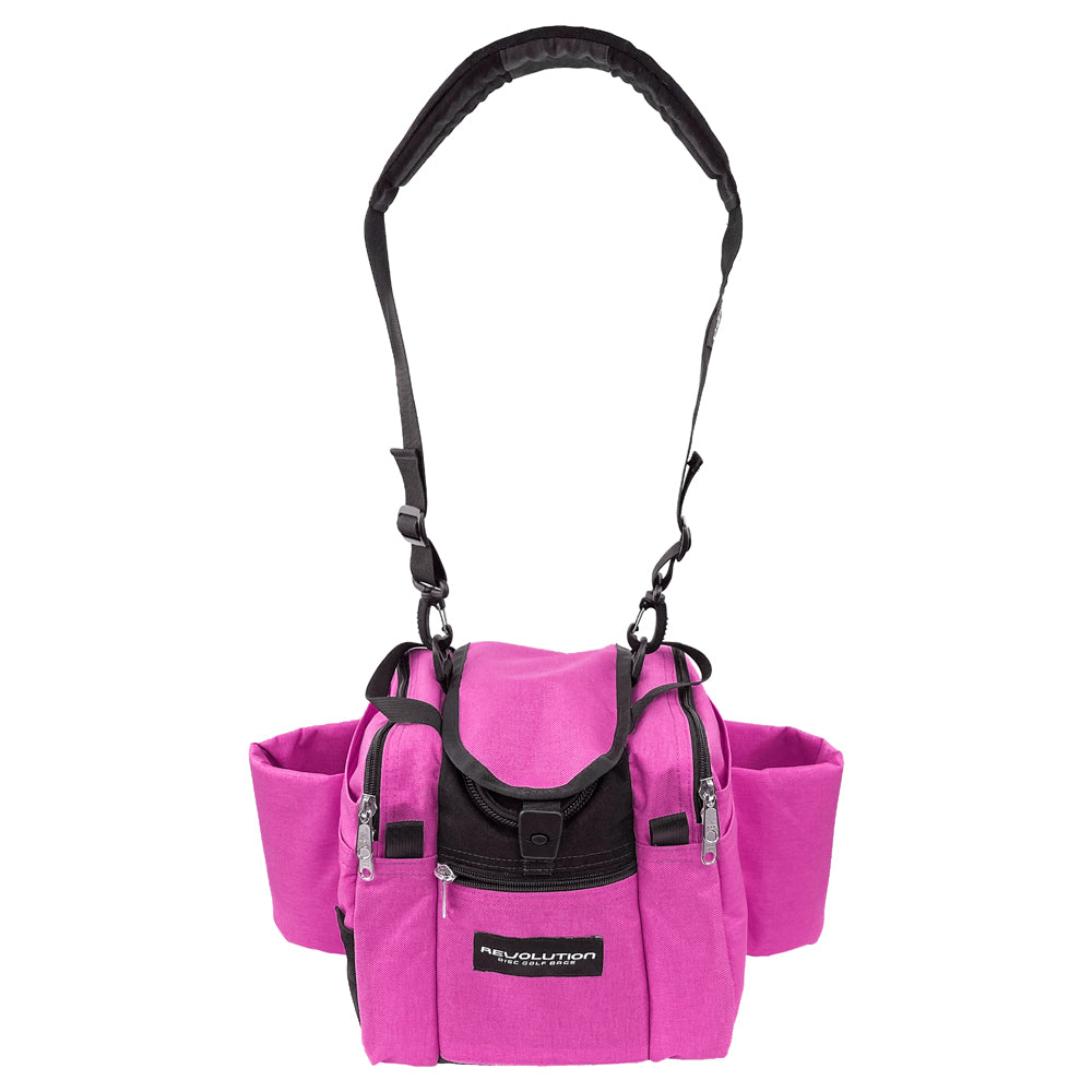 Gotta Go Gotta Throw Revolution Mini Deluxe V3 Disc Golf Bag - Brilliant Rose