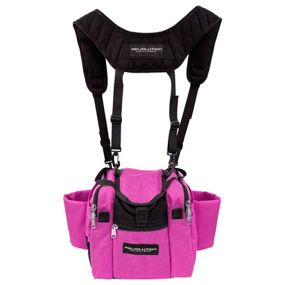 Gotta Go Gotta Throw Revolution Mini Deluxe V3 Disc Golf Bag - Brilliant Rose