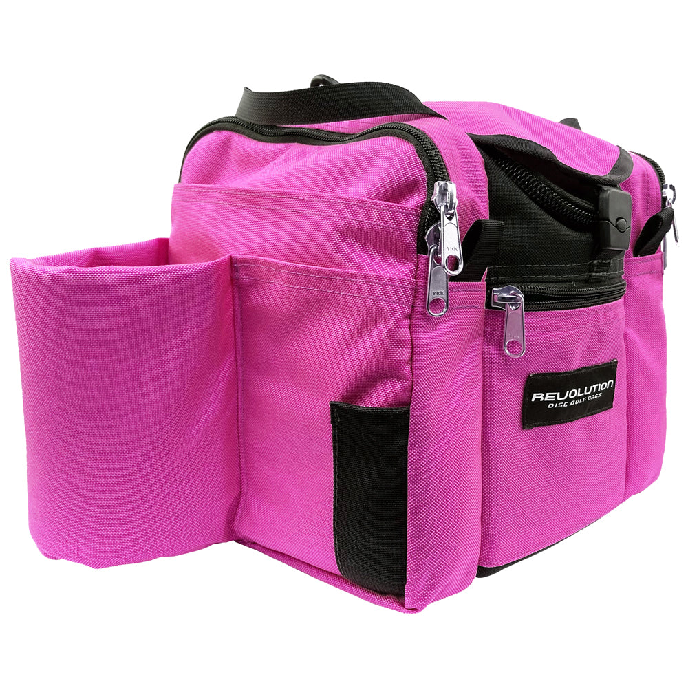 Gotta Go Gotta Throw Revolution Mini Deluxe V3 Disc Golf Bag - Brilliant Rose
