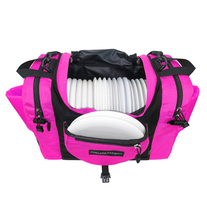 Gotta Go Gotta Throw Revolution Carolina Team V3 Disc Golf Bag - Brilliant Rose