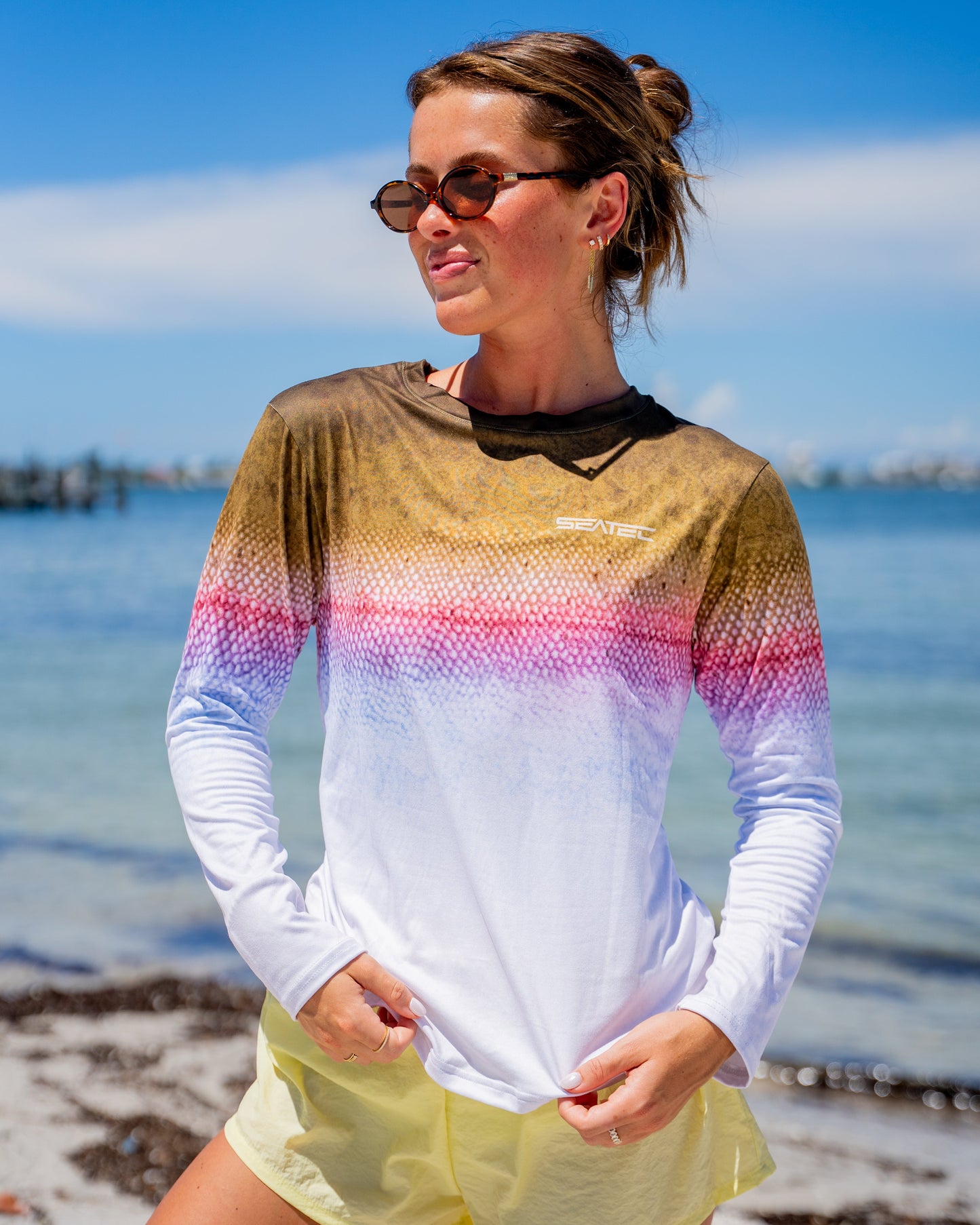 Seatec Outfitters WOMEN'S SPORT TEC | RAINBOW TROUT | CREW