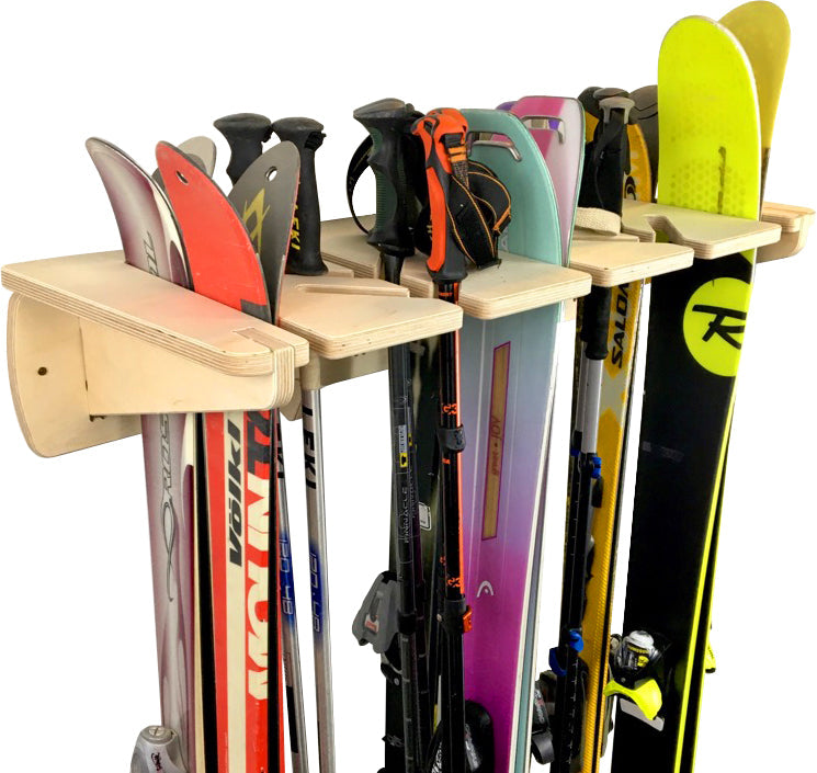 Rado Racks THE PONDEROSA ski wall rack