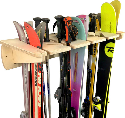 Rado Racks THE PONDEROSA ski wall rack