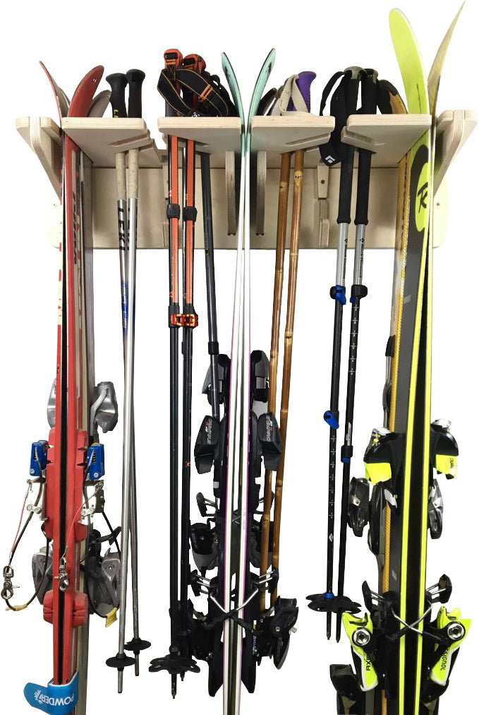 Rado Racks THE PONDEROSA ski wall rack