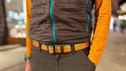 Whiskey Leatherworks Surf & Turf Belts - Freshwater Series