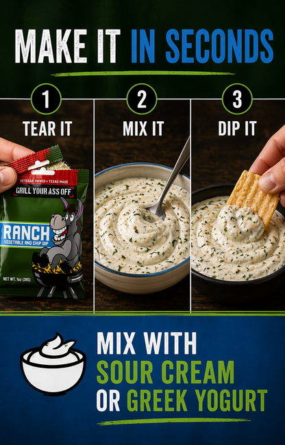 Grill Your Ass Off Ranch Dip