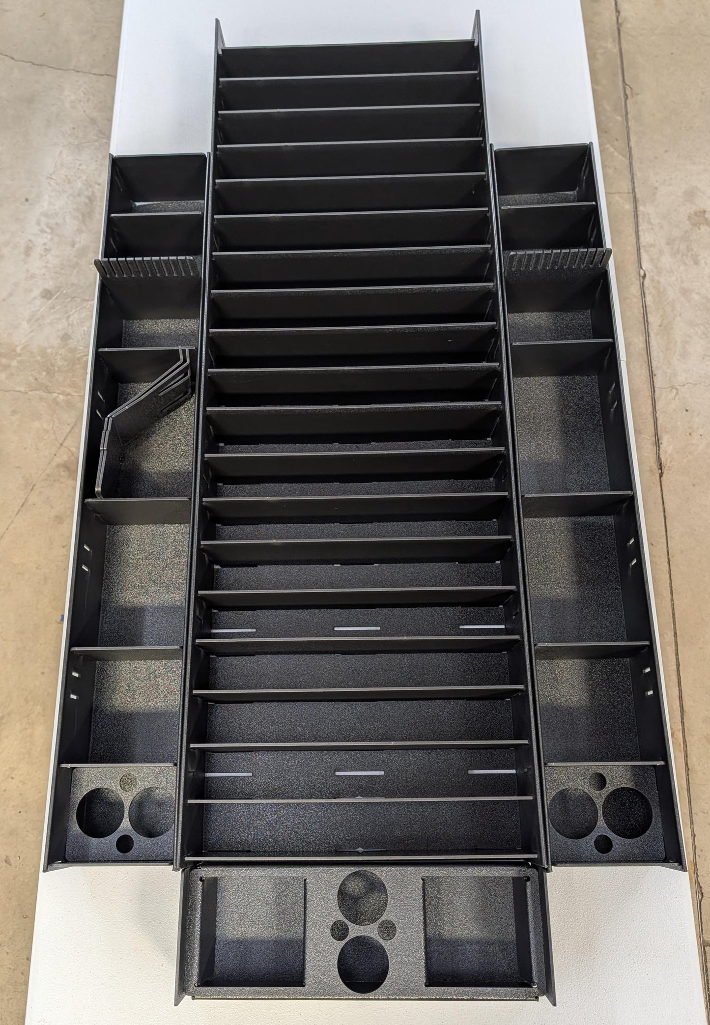 AMPD Marine NPDRANG0028 2015-2021 Ranger® Z521 C/L   FRONT DECK CENTER COMPARTMENT TACKLE STORAGE TRAY SYSTEM