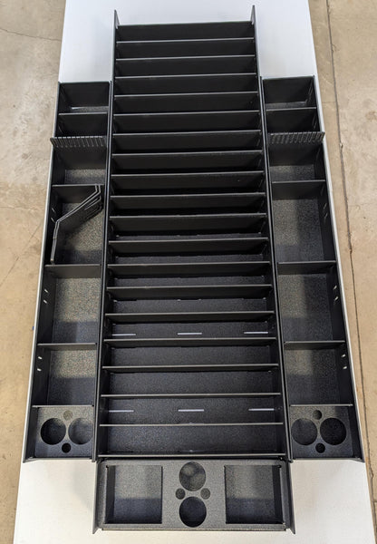 AMPD Marine NPDRANG0028 2015-2021 Ranger® Z521 C/L   FRONT DECK CENTER COMPARTMENT TACKLE STORAGE TRAY SYSTEM