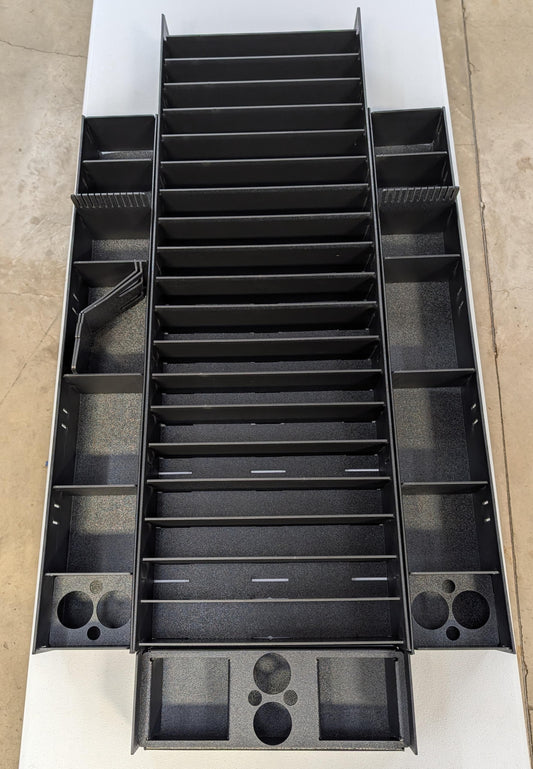 AMPD Marine NPDRANG0028 2015-2021 Ranger® Z521 C/L   FRONT DECK CENTER COMPARTMENT TACKLE STORAGE TRAY SYSTEM