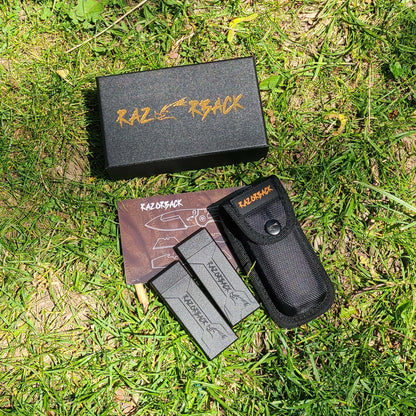Razorback Signature Folding Knife, 9 Interchangeable Blades
