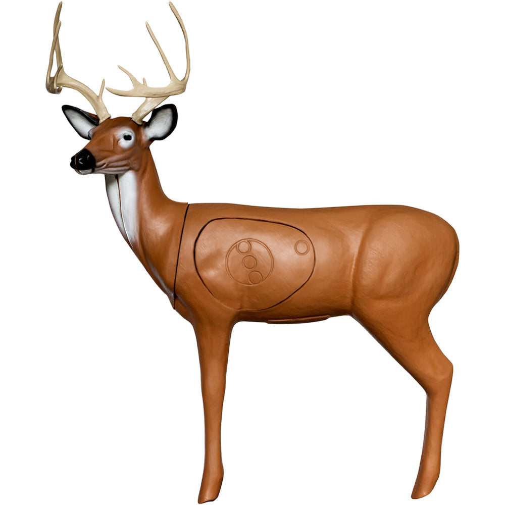 BIGshot Archery Real Wild 3D Alert Replaceable Vital Deer Buck Archery Target with EZ Pull Foam