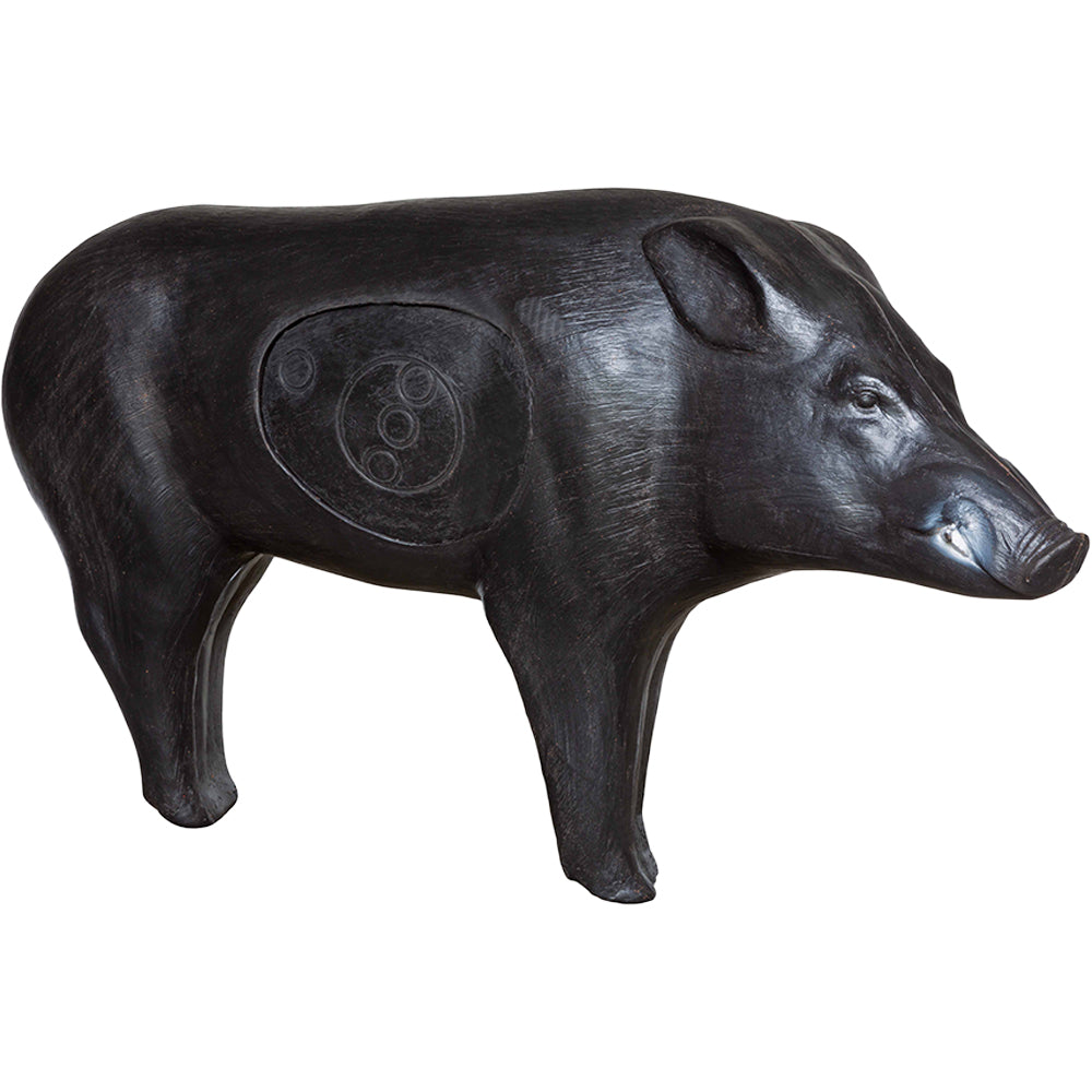 BIGshot Archery Real Wild 3D Black Boar Archery Target with EZ Pull Foam