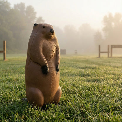 BIGshot Archery Real Wild 3D Standing Groundhog Archery Target with EZ Pull Foam
