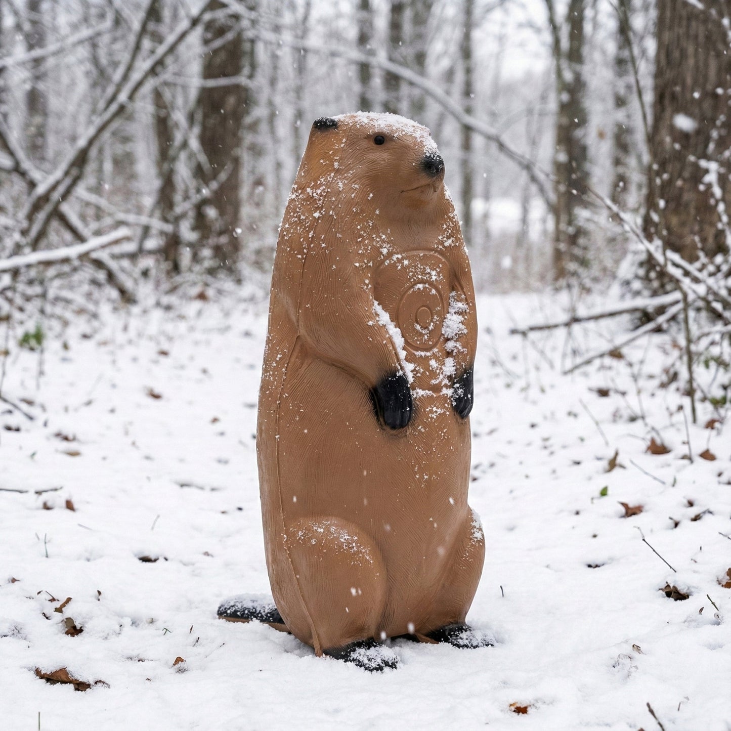 BIGshot Archery Real Wild 3D Standing Groundhog Archery Target with EZ Pull Foam