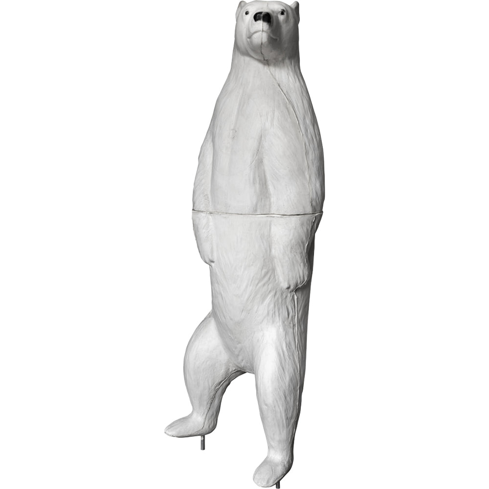 BIGshot Archery Real Wild 3D Standing Polar Bear Archery Target with EZ Pull Foam