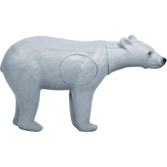 BIGshot Archery Real Wild 3D Walking Bear White Archery Target with EZ Pull Foam