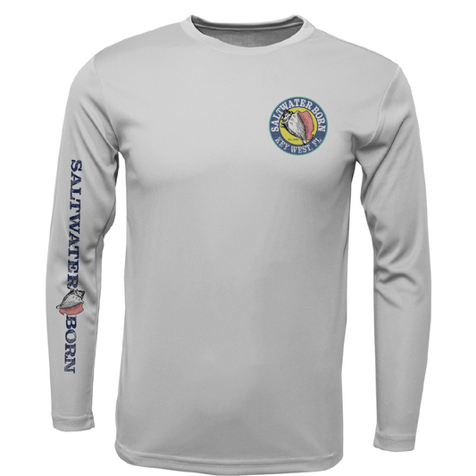 Saltwater Born Key West, FL Realistic Lobster Long Sleeve UPF 50+ Dry-Fit Shirt
