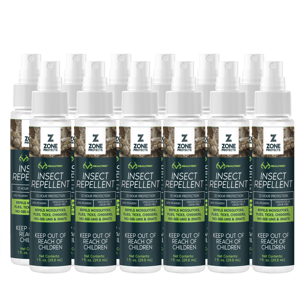 Zone Protects Realtree Unscented 1oz Master Case of 12