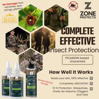 Zone Protects Insect Repellent Zone Realtree Twin Pack 4oz + Refill