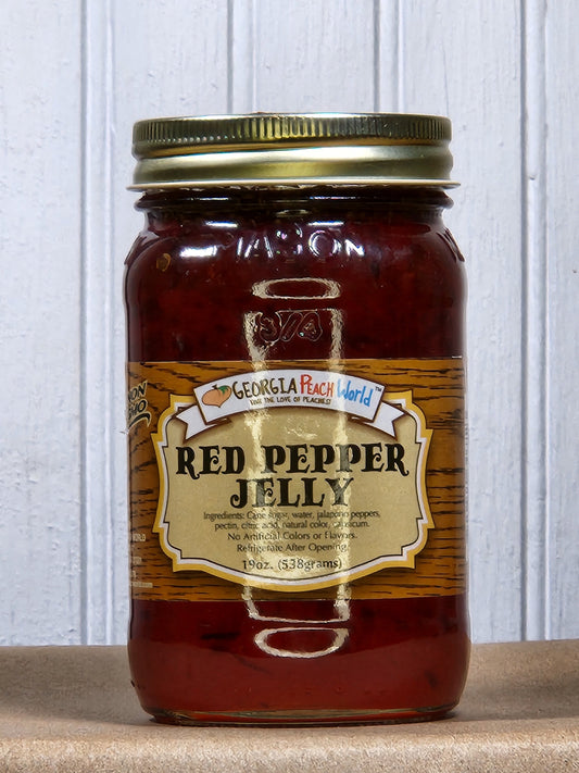 Georgia Peach Hot Jalapeno Pepper Jelly