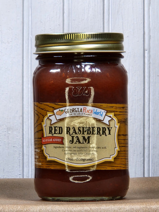 Georgia Peach Red Raspberry Jam - No Sugar Added