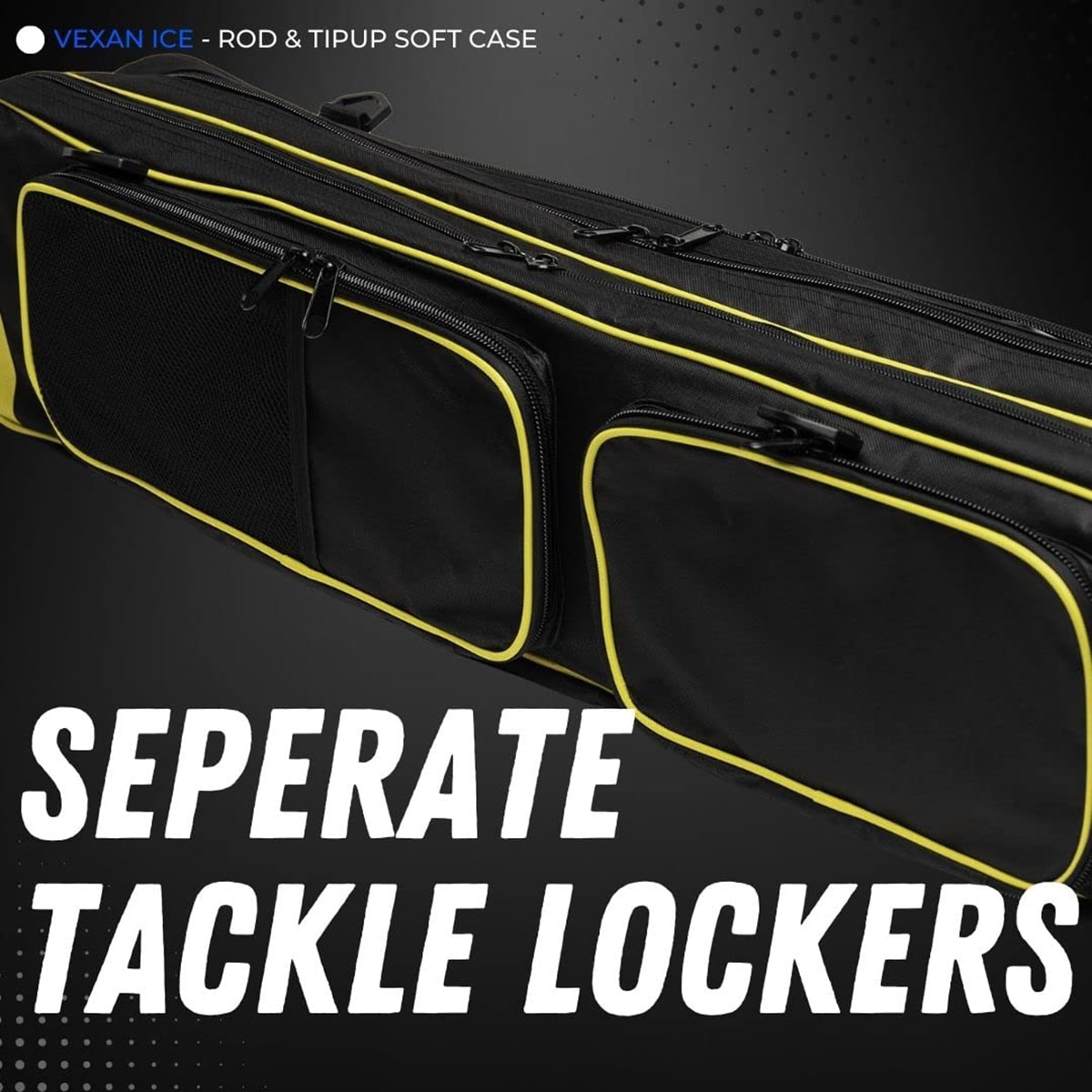 VEXAN® 36.5" Ice Fishing Combo Rod Tackle Bag