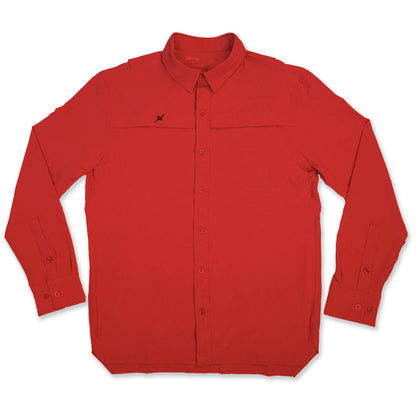 Xotic - Long Sleeve Solid Lifestyle Button Down w/ REPEL-X