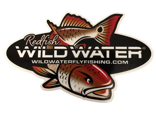 Wild Water Redfish Sticker