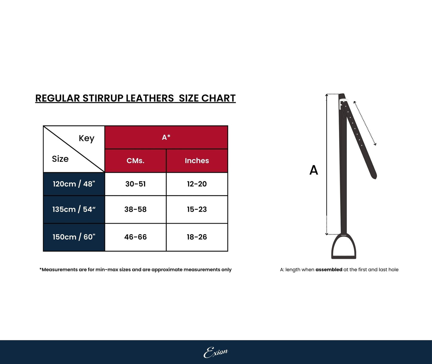 Bridles & Reins ExionPro Pre-Stretched Stirrup Leathers