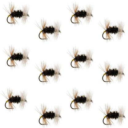 The Fly Fishing Place Renegade Classic Trout Dry Fly 12 Flies Hook Size 16
