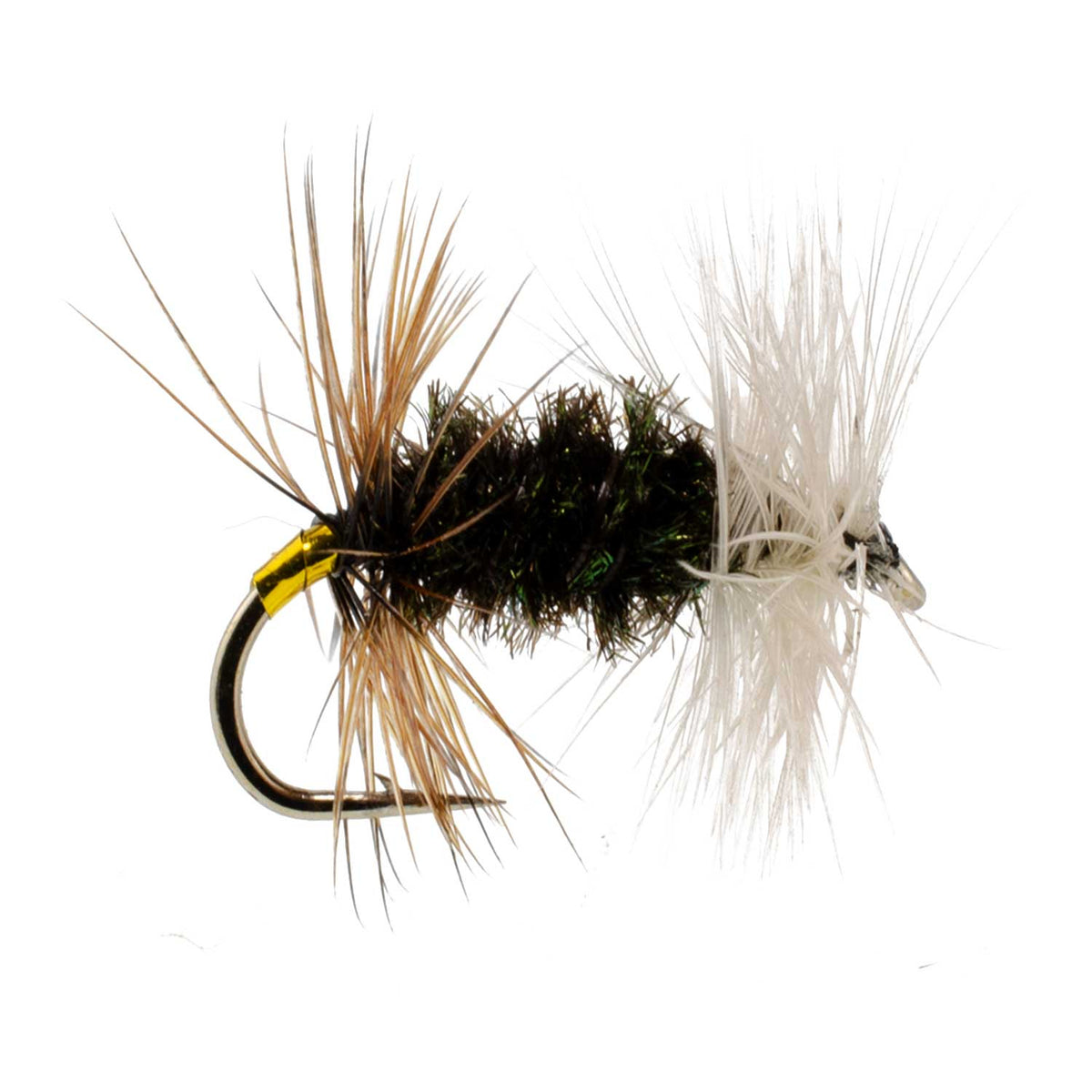 The Fly Fishing Place Renegade Classic Trout Dry Fly 6 Flies Hook Size 12