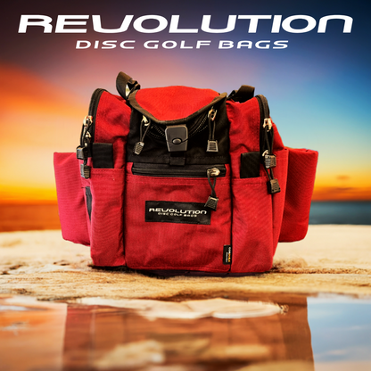 Gotta Go Gotta Throw Revolution Mini Deluxe V3 Disc Golf Bag - Rust
