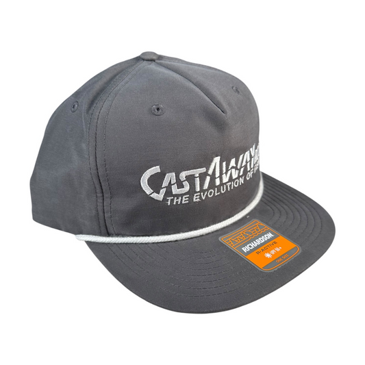 CastAway Rope Hat - Charcoal/White