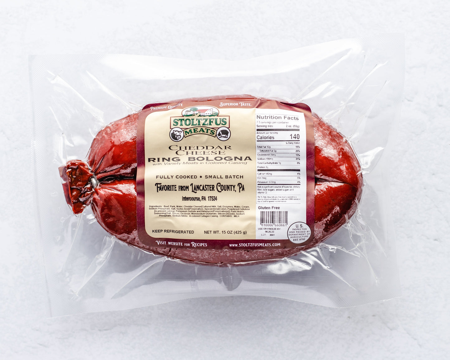 Stoltzfus Meats Ring Bologna