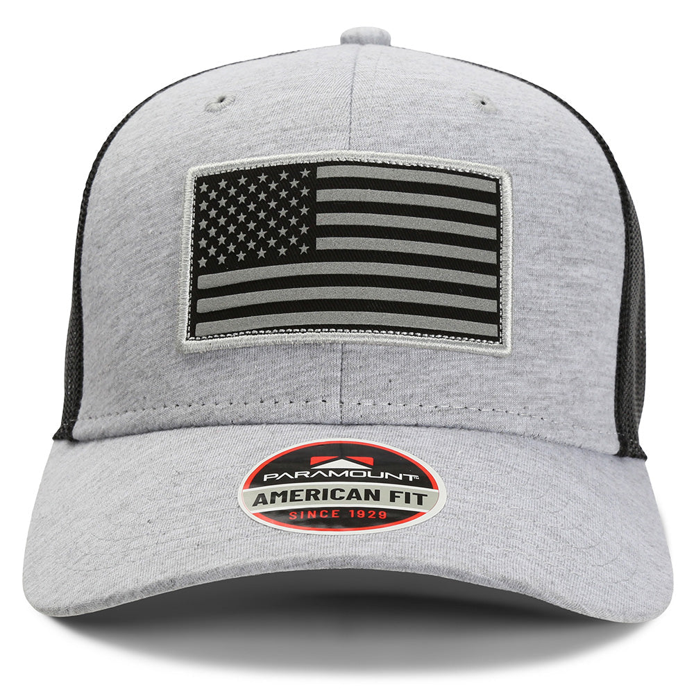 Paramount Outdoors Riverside Reflective American Flag Cap Mesh Back