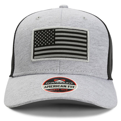 Paramount Outdoors Riverside Reflective American Flag Cap Mesh Back