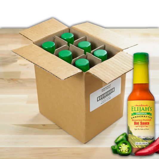 Elijah's Xtreme Roasted Cayenne & Jalapeño Pepper Sauce (12 pk Case)