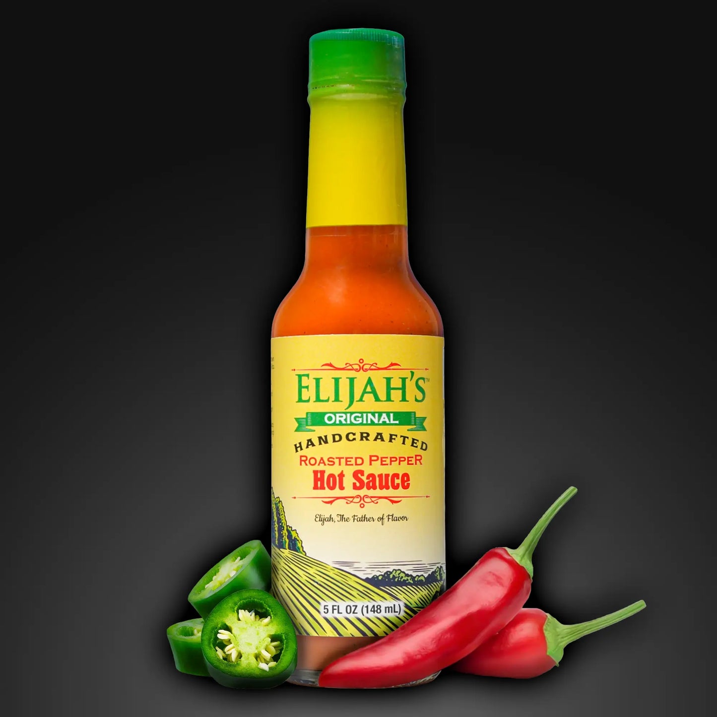 Elijah's Xtreme Roasted Cayenne & Jalapeño Pepper Sauce
