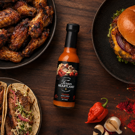 Texan Heartland Roasted Onion & Garlic Reaper Hot Sauce