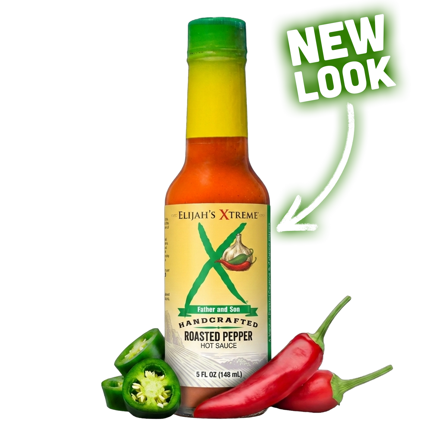 Elijah's Xtreme Roasted Cayenne & Jalapeño Pepper Sauce
