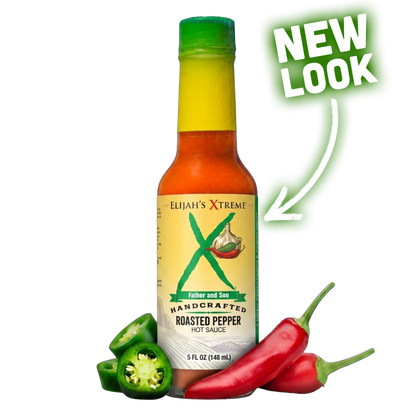 Elijah's Xtreme Roasted Cayenne & Jalapeño Pepper Sauce